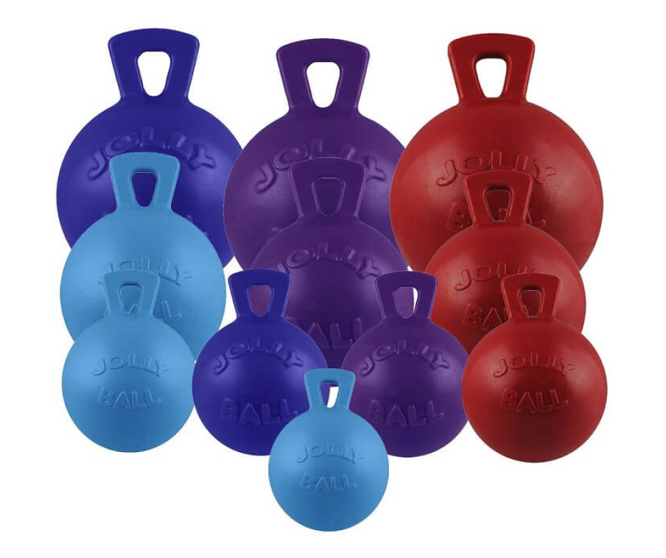 Jolly Pets TUG-N-TOSS (Джоллі Петс Таг-н-Тос) іграшка гіря для собак Великий - 22х30х2 см, Червоний Запоріжжя - фото 3