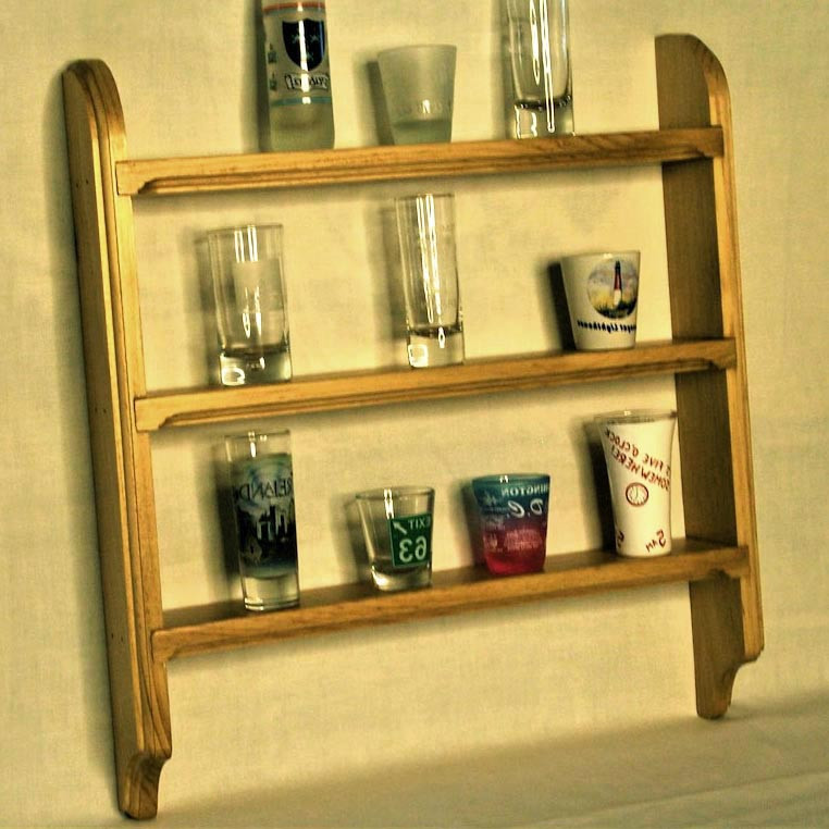 Полиця для чарок "Ферфілд" сієна Миколаїв - фото 1