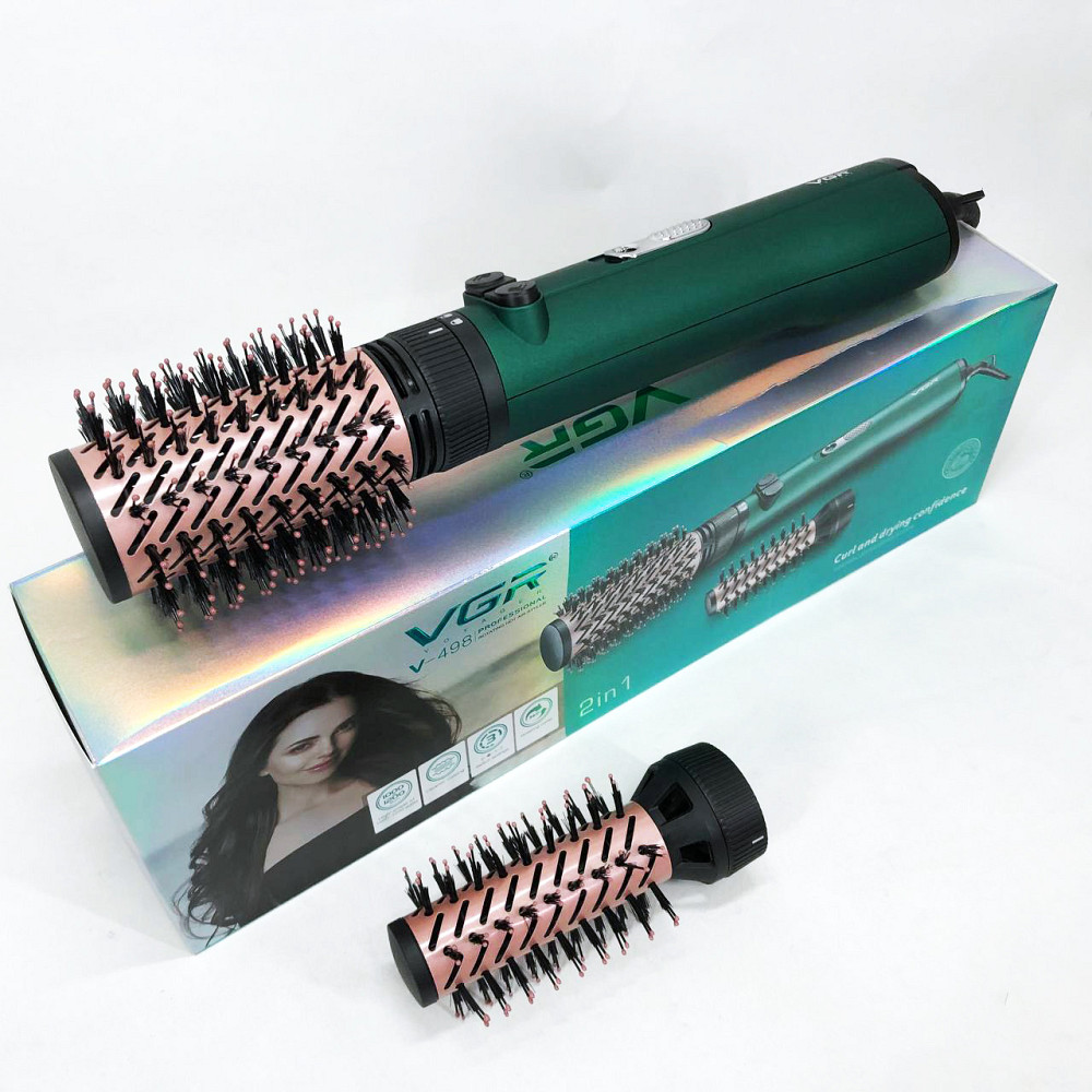 Фен гребінець для укладання локонів VGR, Фен з холодним повітрям для укладання стайлер NK-57 Івано-Франківськ - фото 10