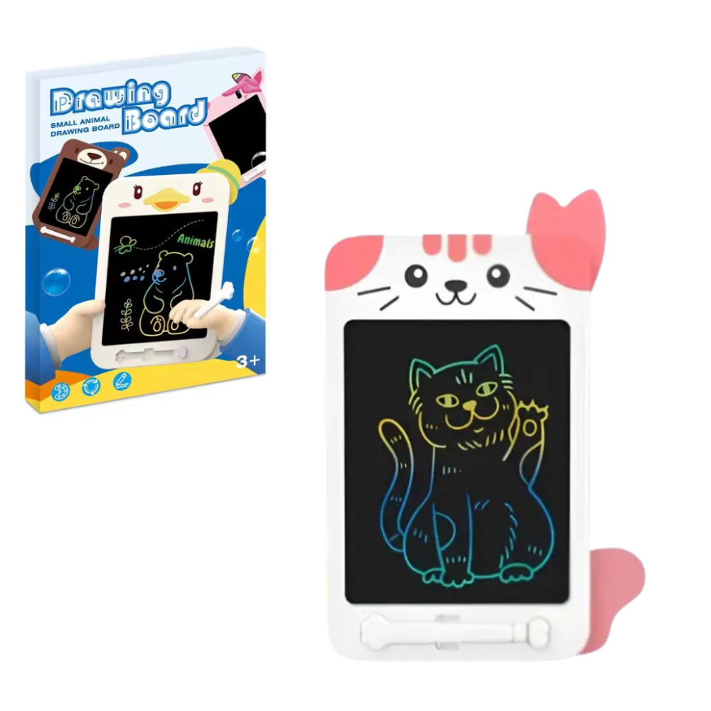 Планшет графічний 8.5» з LSD екраном “Котик”, CJ-4255401, білий Кам'янець-Подільський - фото 1