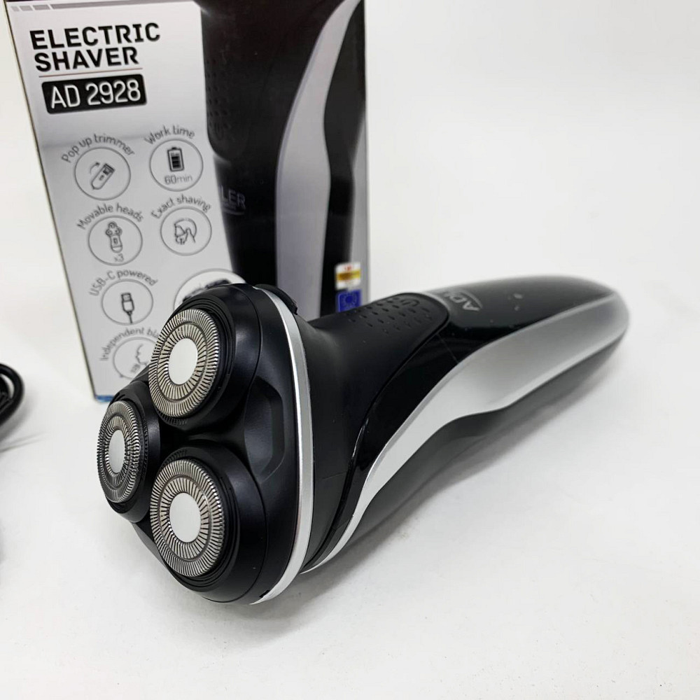 Бритвы электрические ADLER, Мужская бритва на батарейках, Электрическая мужская бритва для бороды MB-26 Львов - изображение 6