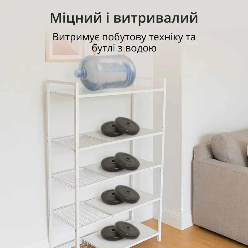 Стеллаж металлический с ящиками, стеллаж для гаража, 4 яруса Днепр - изображение 2