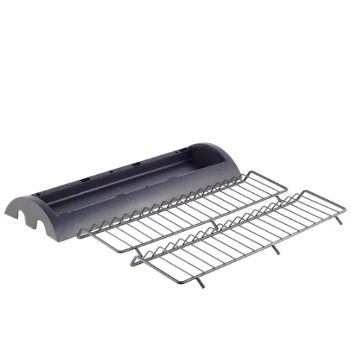 Сушарка для посуду 41,5*25,5*11,5см з піддоном хромована сталь чорний 0769C KAMILLE Житомир - изображение 7