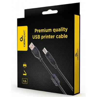 Кабель для принтера USB 2.0 AM/BM 1.5m ferrite Cablexpert (CCFB-USB2-AMBM-1.5M) Винница