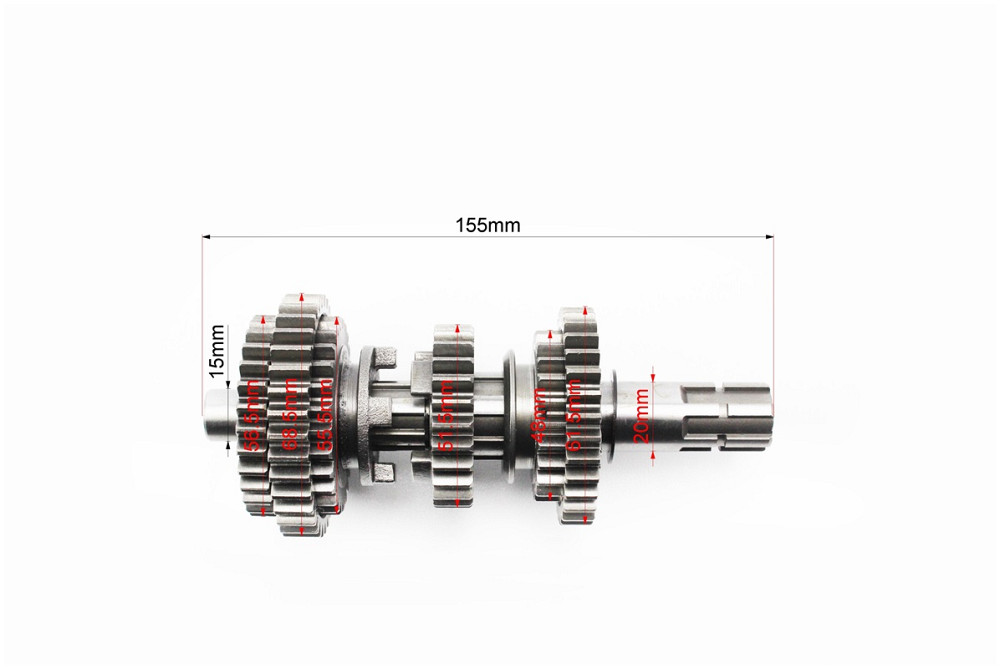 Коробка передач (два вали з шестернями) СG-200cc "вал первинний 13зуб." Киев - изображение 2