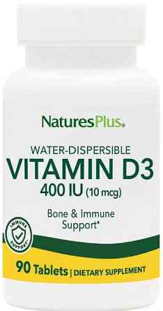 Вітамін Д3 холикальциферол Nature's Plus Vitamin D 400 МЕ 90 таб Київ