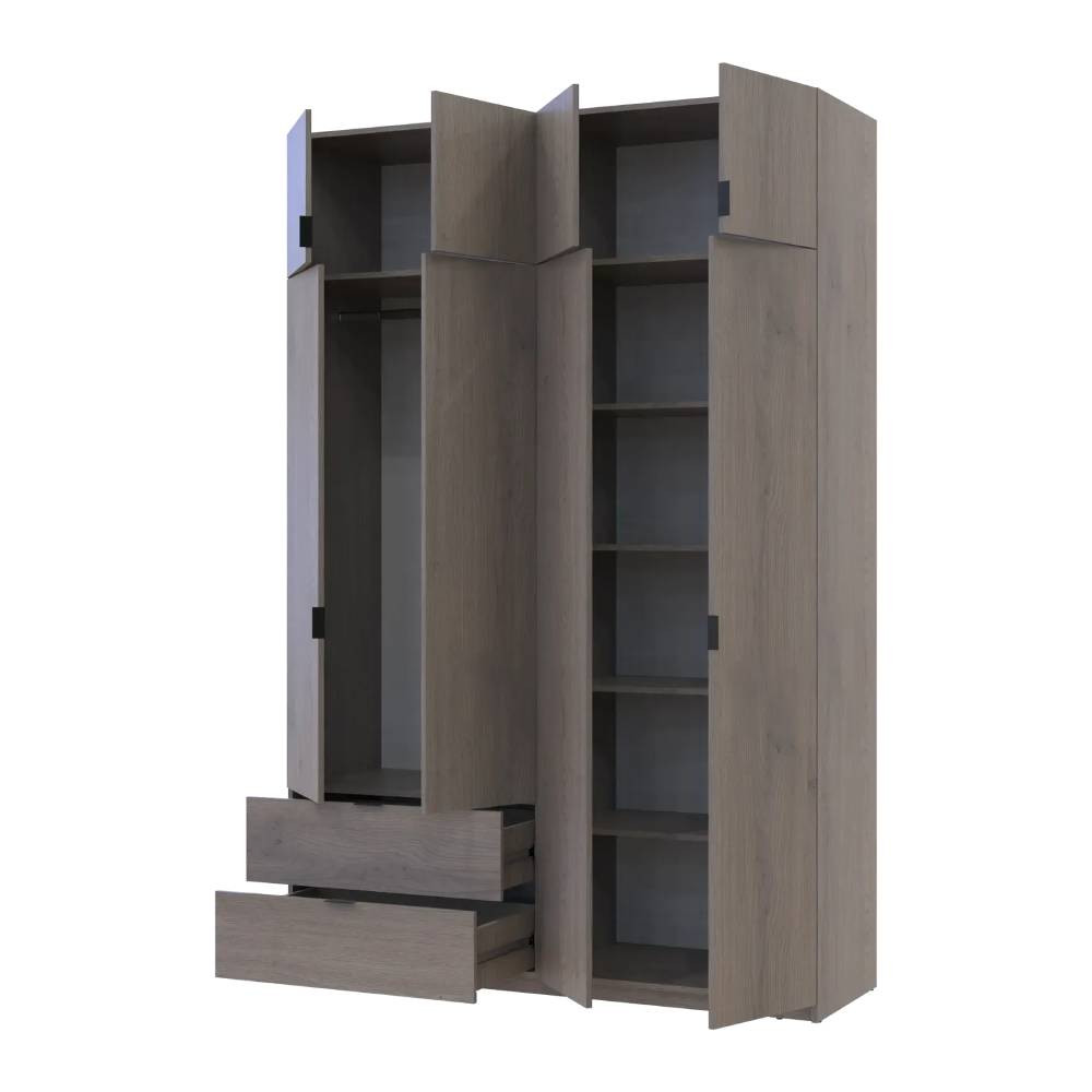 Шкаф распашной с антресолью Doros Лукас 160х50х240 см Канноло (DRS-011881) Днепр - изображение 4