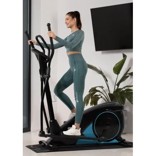 Орбітрек електромагнітний + мат Hop-Sport 060C чорно-синій Київ