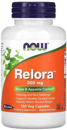 Зниження кортизолу Now Foods Relora 300 мг 120 вегетаріанських капсул Київ