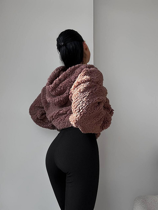 Стильний жіночий теплий костюм двійка Тедди, рубчик щільний із начосом моко, 46/48 Одеса - фото 3