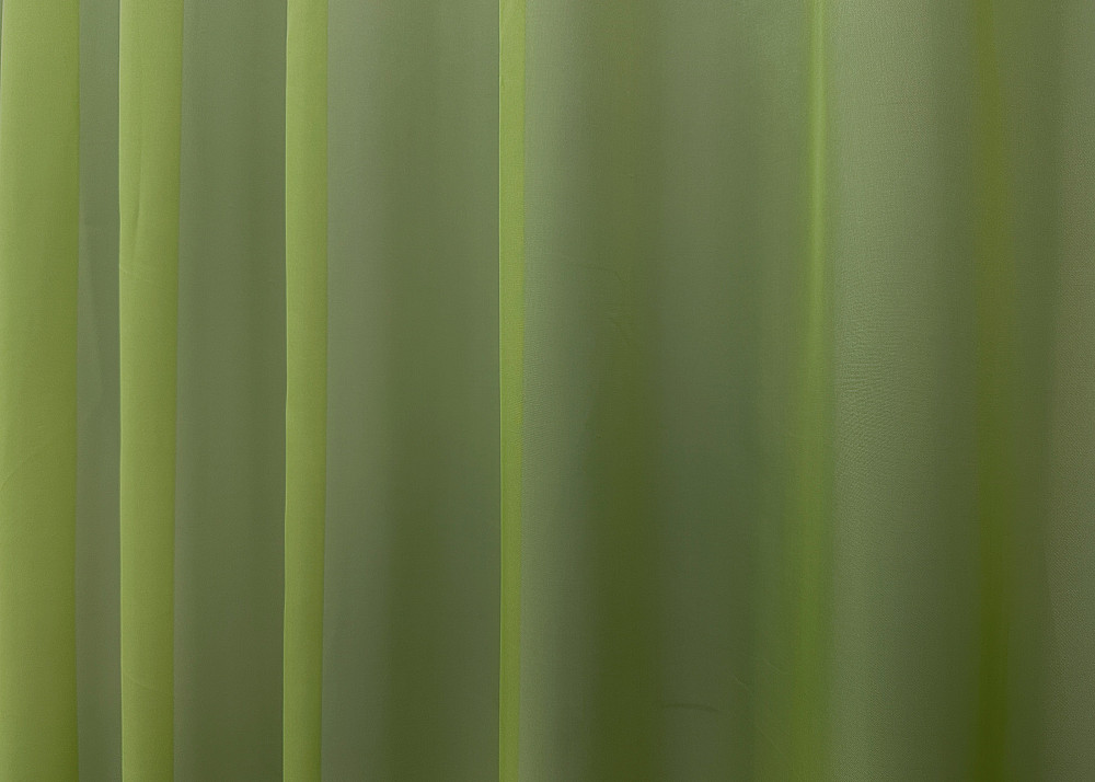 Тюль шифон однотонный, цвет оливковый Киев - изображение 4