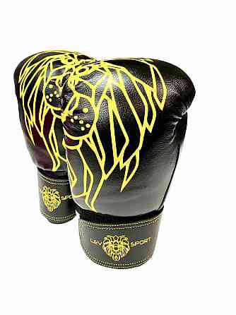 Перчатки боксерские LEV-SPORT ТОП (стрейч) 10 oz Вишнёвое