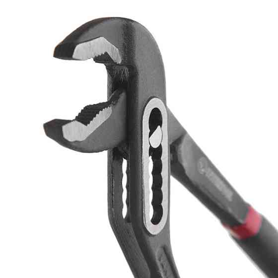 Кліщі сантехнічні 180 мм, коване залізо 40CrV, полив’яні двошарові рукоятки, STORM INTERTOOL NT-0160 Київ