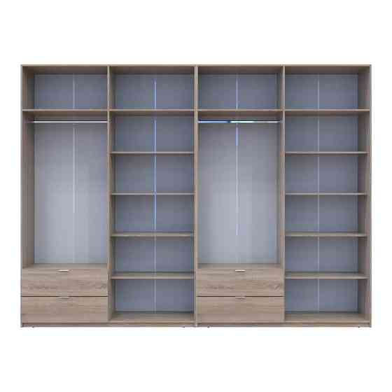 Шафа для одягу Doros Лукас Дуб сонома 4+4 ДСП 320х50х240 DRS-011710 (42005127) Львів