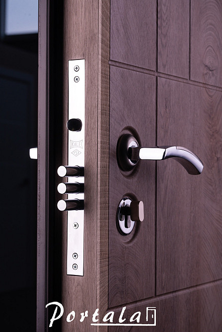 Двері вуличні, МДФ-фарбування по RAL,серія ТРІО, модель Неаполь-2 850 Київ - фото 4