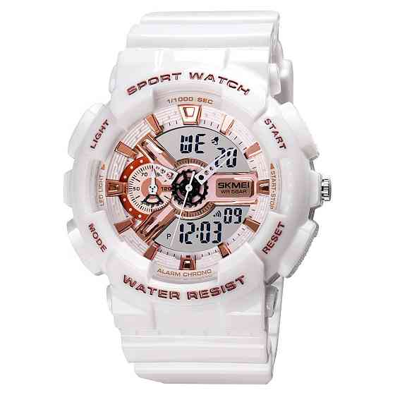 Наручний тактичний годинник Skmei 1688 (Білий) Вінниця