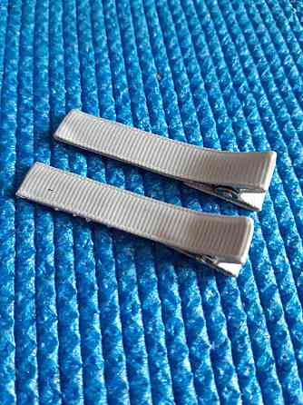 Дитячі шпильки для волосз сірі - 2шт., довжина 5,5 см, ширина 1см Київ