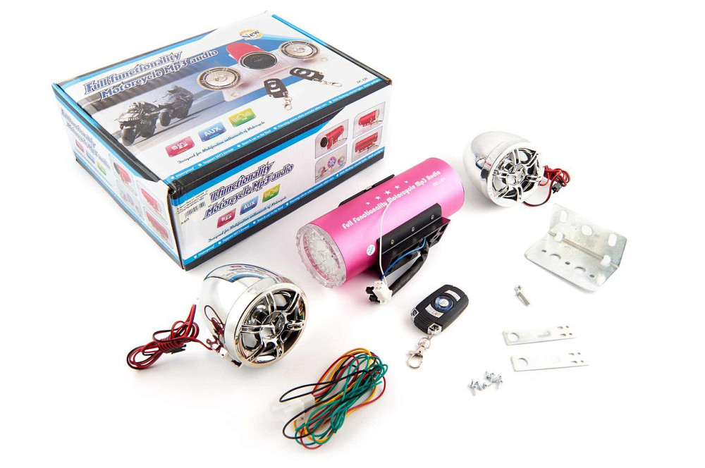 Аудіосистема 2.1 (3, хром, сигналізація (з пуском), МР3//MicroSD/AUX, ПДУ) mod:998 Мукачево - фото 1