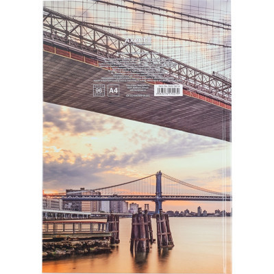 Книга записна Axent Power А4 у твердій обкладинці 96 аркуші клітинка (8422-567-A) Вінниця - фото 4