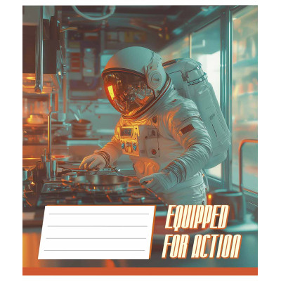 Зошит Школярик Equipped for action 36 аркушів клітинка (036-3519K) Вінниця - фото 3