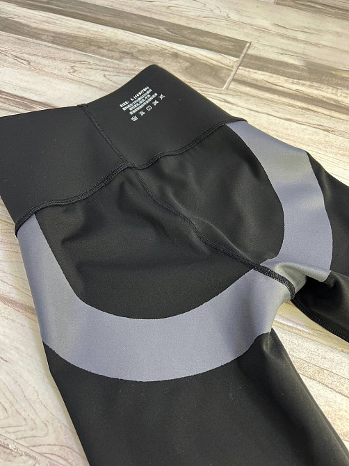 Лосины женские You are peri 1929 широкий пояс утяжка пуш ап черные, черный, M Киев - изображение 2