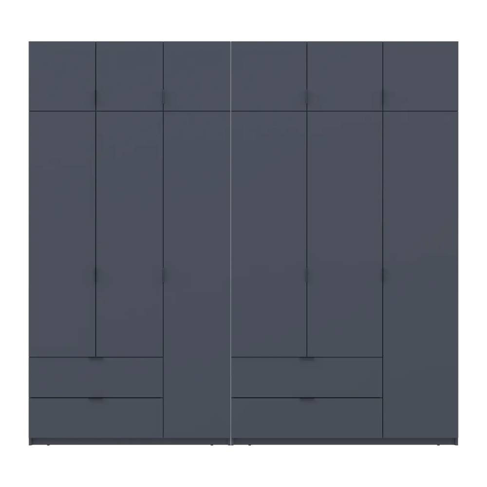 Шкаф для одежды Doros Лукас Графит 3+3 ДСП 255х50х240 DRS-011694 (42005113) Львов - изображение 4