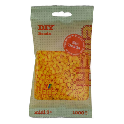 Набор для творчества Hama БИО желтые бусины, 1000 шт термомозаика (HM-190-003) Винница - изображение 1