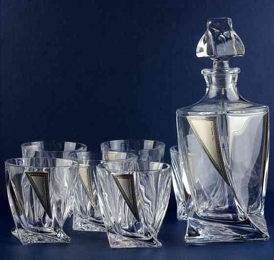 Набір для віскі Cardiff (графин + 2 склянки) Рівне