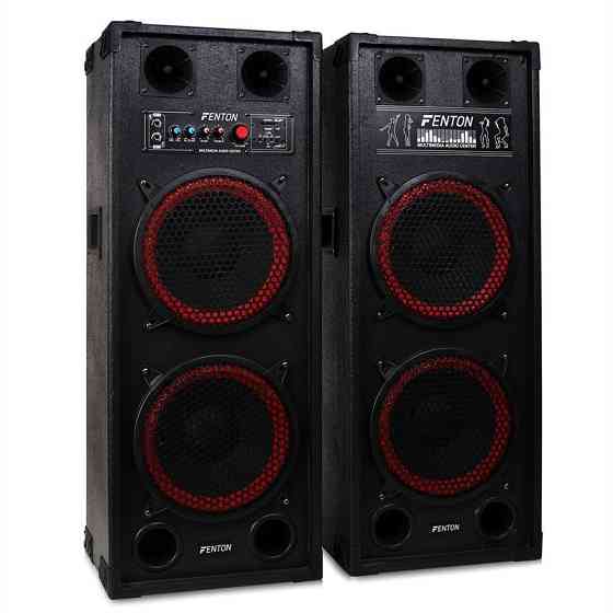 SPB-210 PA Active Box Set 2x 25 см (10") НЧ-динамік USB/SD Bluetooth MP3 (Німеччина, читати опис) Рівне
