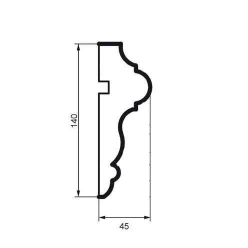 Молдинг фасадный Prestige Decor MC 158 Днепр - изображение 3