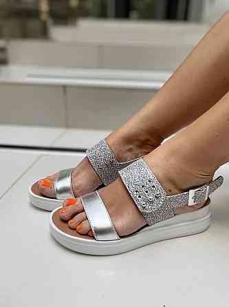 Kentro Босоніжки жіночі KENTO 3127 срібні (літо, шкіра натуральна) (925) Коломыя