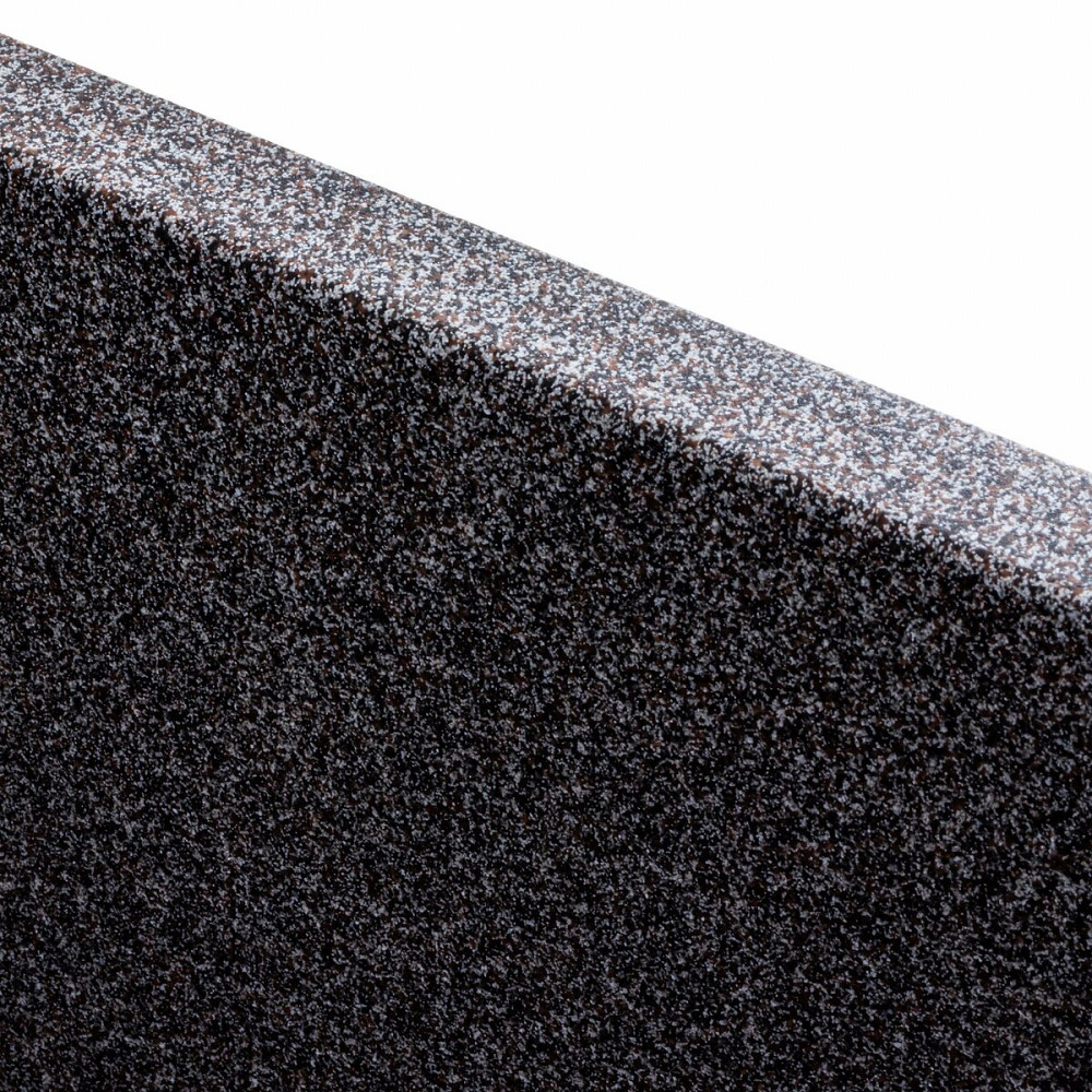 PLATINUM Гранітна мийка для кухні Platinum 4040 RUBA матовий мікс Київ - фото 6