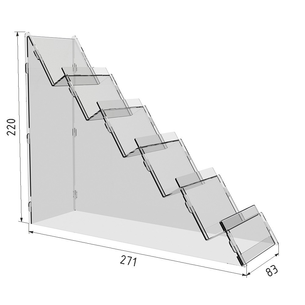 Подставка EKOSTAR под кошельки 5ти ярусная Киев - изображение 3