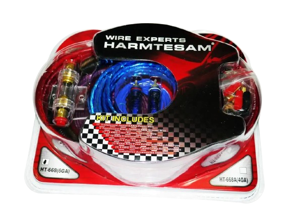 Набор проводов для установки саббуфера kit 1800W H-668 Винница - изображение 1