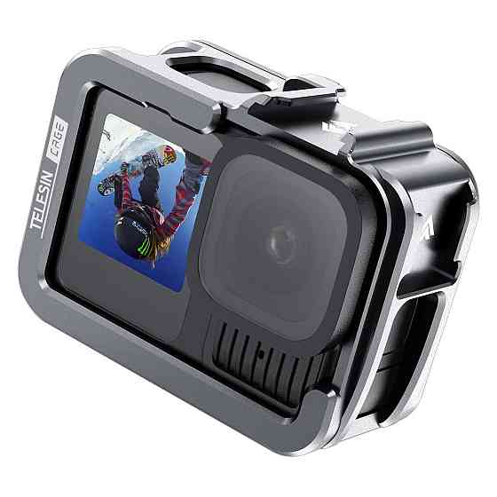 Рамка GoPro 13/12/11/10/9 вертикальная/горизонтальная алюминиевая Telesin S6-FMS-14-TGP Киев