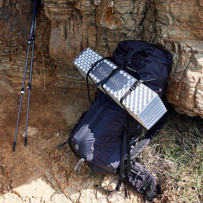 Килимок складаний IXPE Naturehike CNK2300DZ017, алюмінієва плівка, 200x65х2 см, темно-блакитний Киев - изображение 8