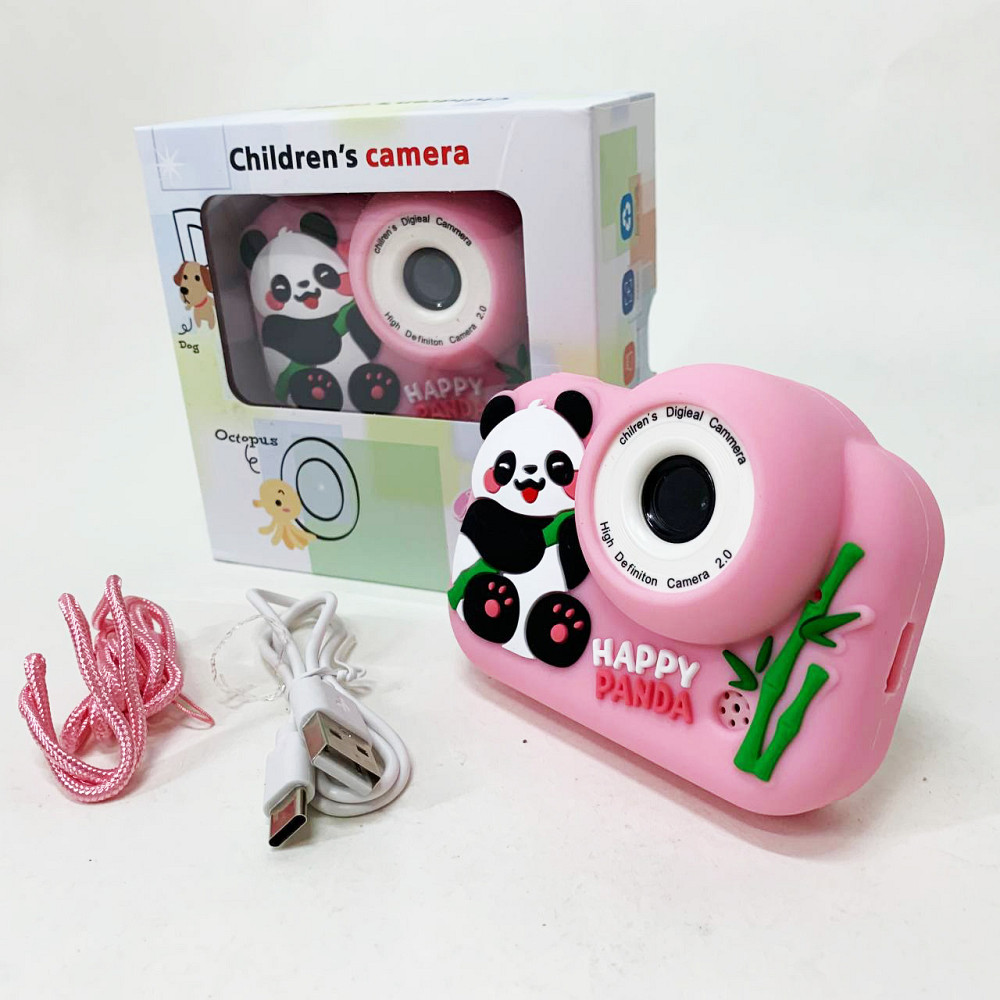 Детский фотоаппарат Панда Pink TE-10 Львов - изображение 6