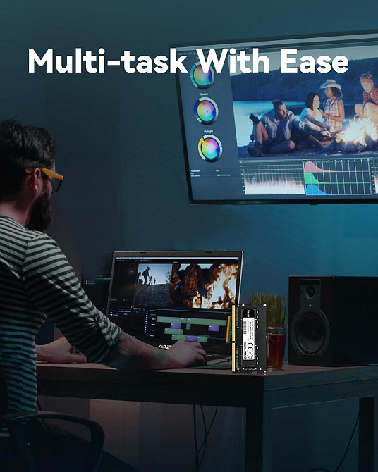 Lexar SODIMM DDR4 8GB 3200 MHz 260-pin для ноутбука CL22 1.2V Київ - фото 3