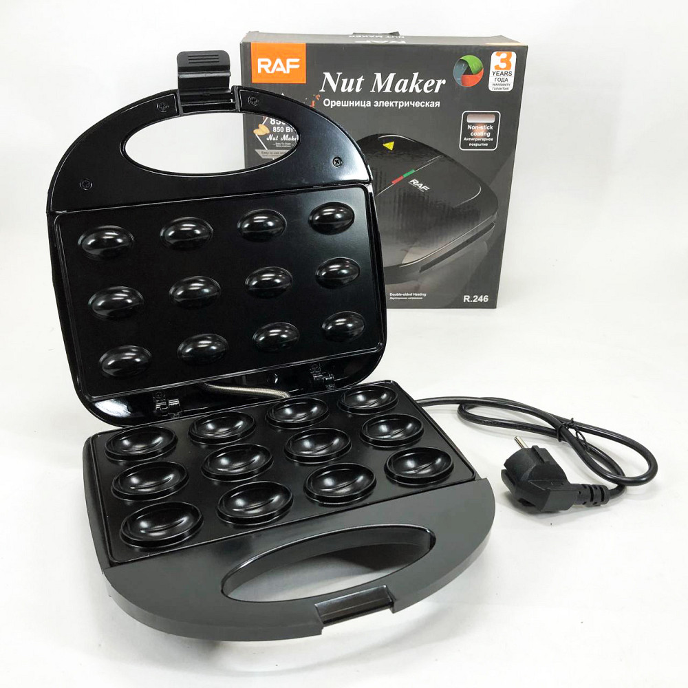 Компактна електрична вафельниця RAF, Мультипекар вафельниця, Потужна вафельниця Електрична QT-72 Івано-Франківськ - фото 9