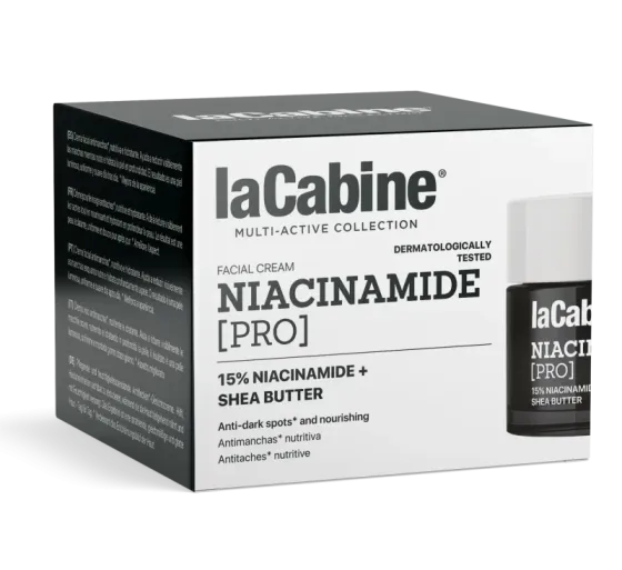 Живильний крем для обличчя проти пігментних плям з ніацинамідом 15% NIACINAMIDE PRO LaCabine, 50 мл Дніпро