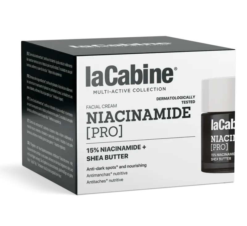 Живильний крем для обличчя проти пігментних плям з ніацинамідом 15% NIACINAMIDE PRO LaCabine, 50 мл Дніпро - фото 1