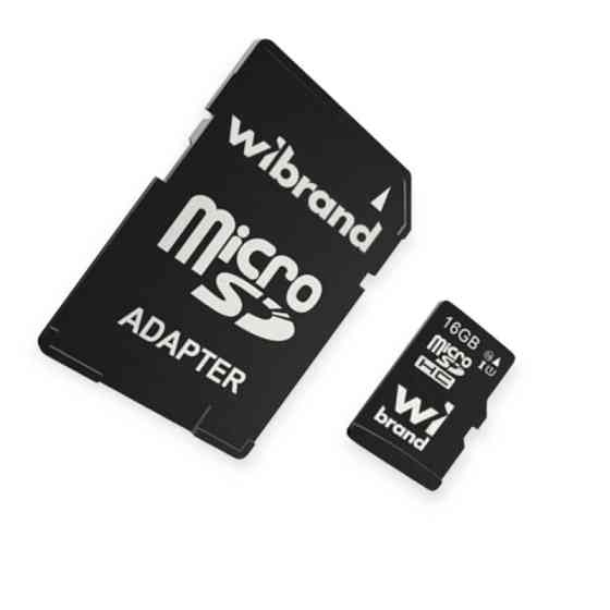 Карта памяти microSDHC 16Gb class 10 (adapter SD) Wibrand Мукачево