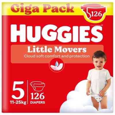 Подгузники Huggies Little Movers 5 (11-25 кг) M-pack, 126 шт (5029053583419) Винница