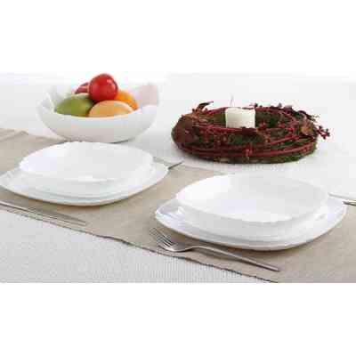 Столовый сервиз Luminarc Lotusia Білий 19 предметів (V1097) Винница