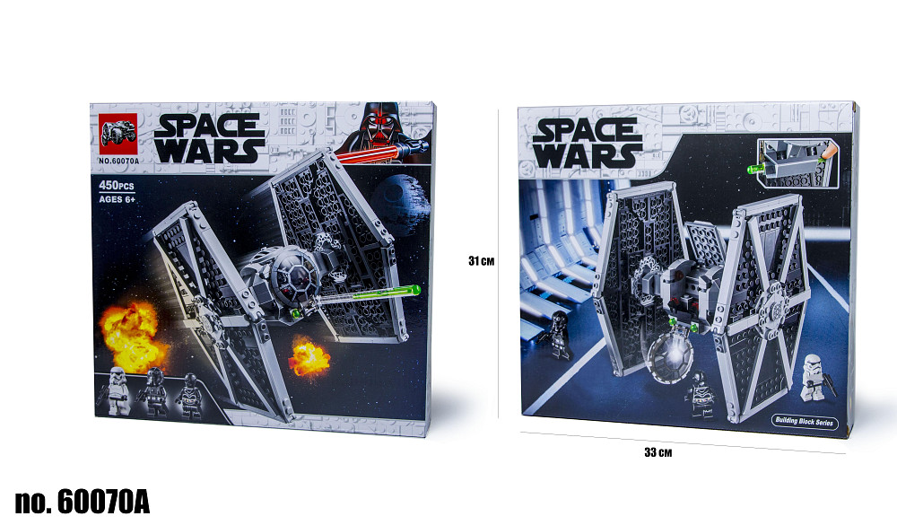 Конструктор StarWars Имперский Истребитель 60070А на 450 деталей Одесса - изображение 2