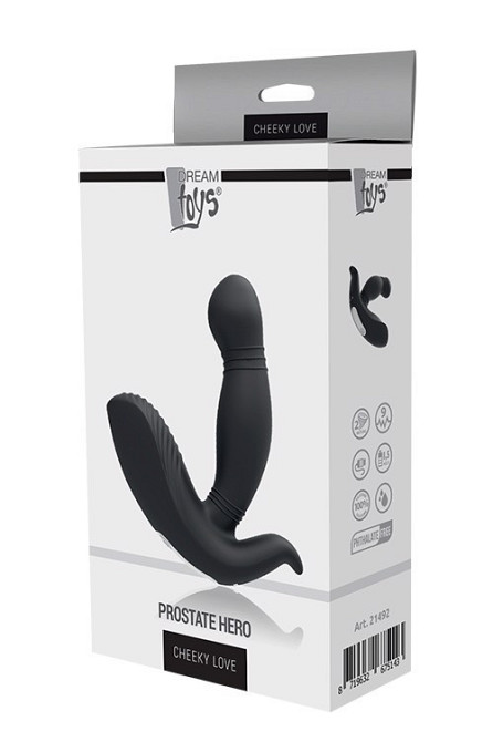Масажер простати з вібрацією Dream Toys Booty Rocker, чорний Sex Aura Київ - фото 3