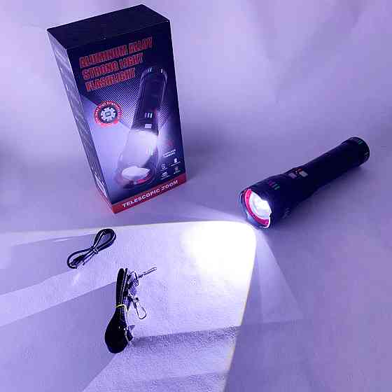 Мощный тактический фонарь светодиодный, Переносной ручной мощный фонарь Оригинальный ручной AG-80 Львов