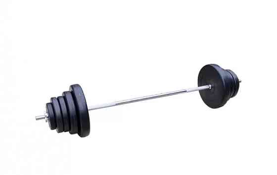 Штанга набірна + гантелі на 72 кг Гантелі, гирі, штанги та диски ударостійкий пластик Київ