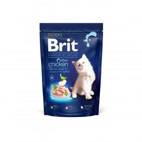 Корм сухий Brit Premium by Nature Cat Kitten для кошенят від 1-12 місяців з куркою 1,5 кг Київ