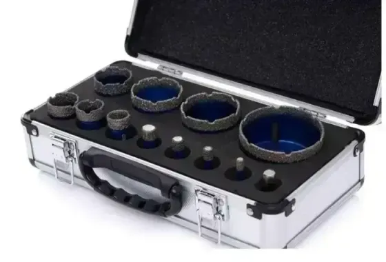 Комплект AL-FA ALDHSS11 – алмазні коронки для плитки, набір 11 шт., 6–68 мм Львів